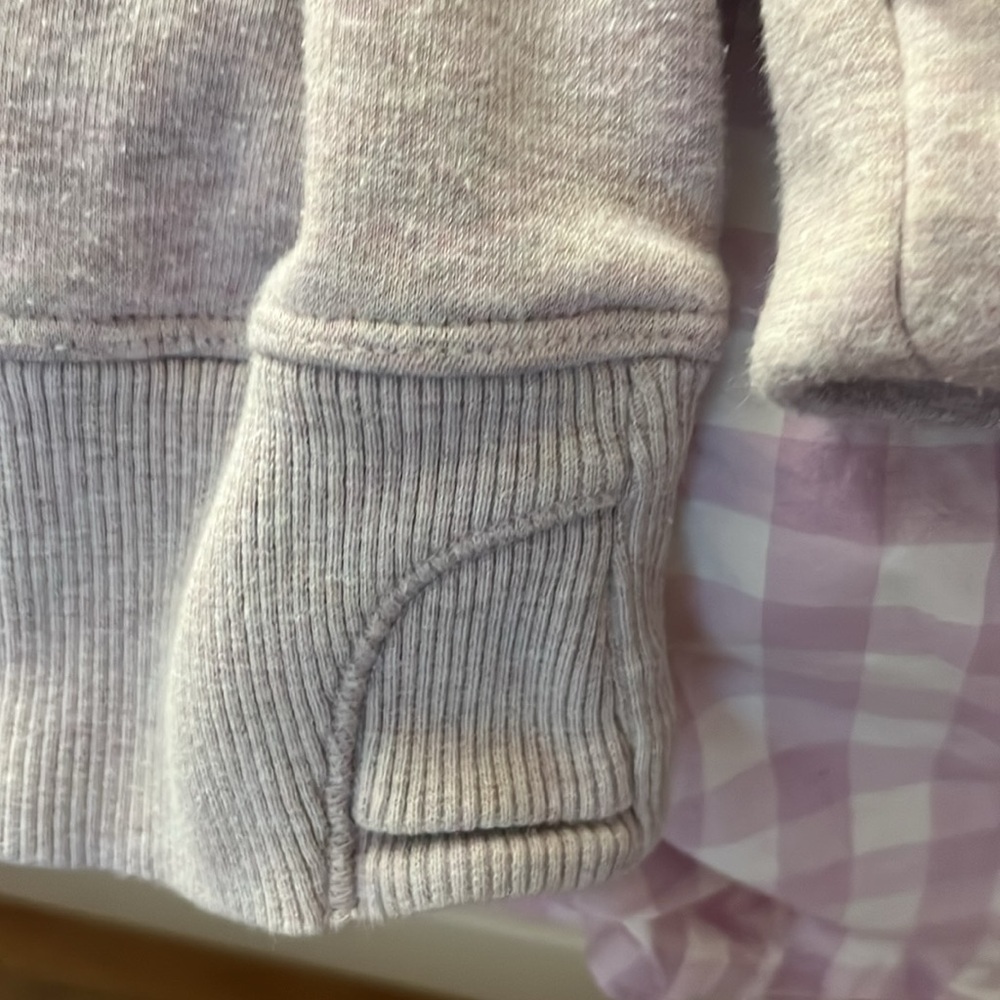 Athleta Girl Purple Heathered Hoodie - Picture 2 of 4